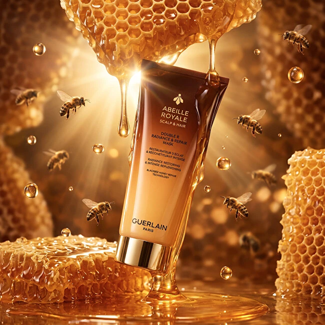 Guerlain Abeille Royale Scalp y Hair Mascarilla Iluminadora y Reparadora, 200 ml