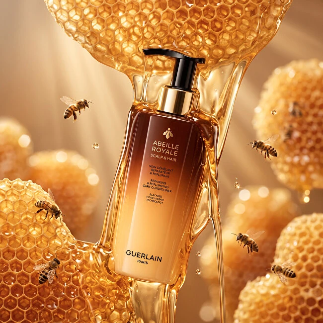 Guerlain Abeille Royale Scalp y Hair Acondicionador Reparador y Voluminizador, 290 ml