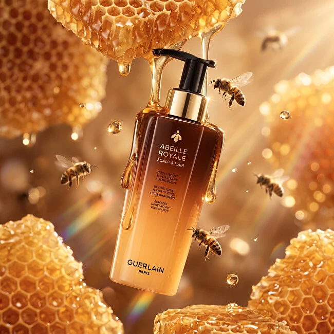 Guerlain Abeille Royale Scalp y Hair Champú Revitalizante y Fortificante, 290 ml