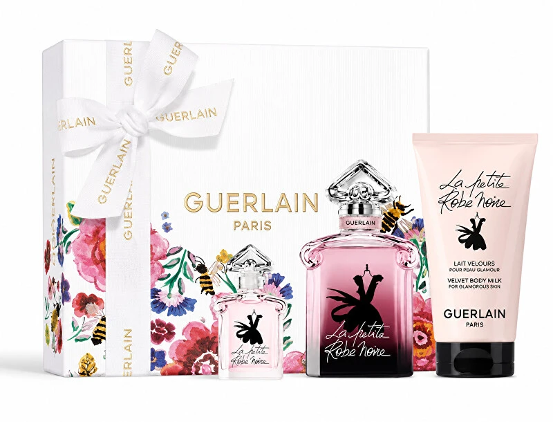 Guerlain La Petite Robe Noire Intense rinkinys moterims (EDP, 50 ml + EDP, 5 ml + kūno losjonas, 75 ml)