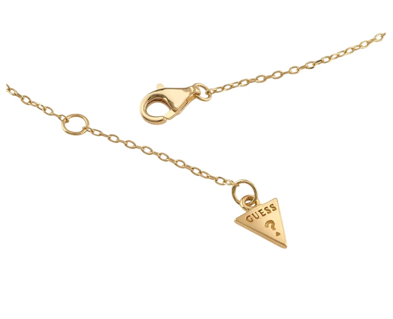 Guess Auksu padengtas širdies formos vėrinys „Jardin“ JSBN04456JWYGT/U