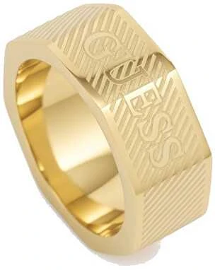 Papuošalai GUESS JUMR03030JW. Žiedas, Spalva auksinė. Žmogus.