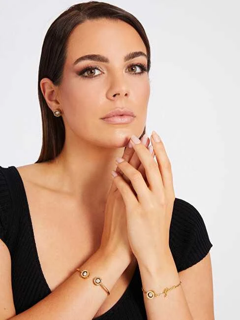 Guess Auksuoti auskarai su įsmeigtukais JUBE01464JWYGT/U