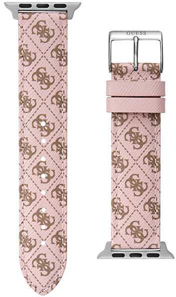 Guess Odinis dirželis „Apple Watch“ (38–41 mm) – rožinis CS2009S2