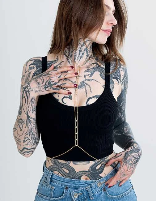 Biżuteria GUESS JUBN05199JWYG. BODY CHAIN, Kolor auksinė. Kobieta.