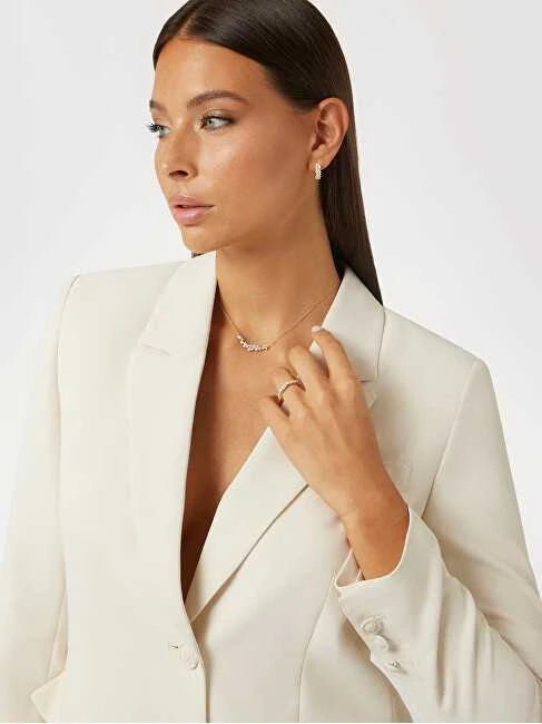 Guess Auksu padengtas vėrinys su cirkoniais Jardin JSBN04460JWYGT/U