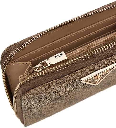 Kreminis portfel damski Guess Jeans Laurel Ii Slg