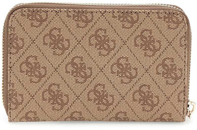 Kreminis portfel damski Guess Jeans Laurel Ii Slg