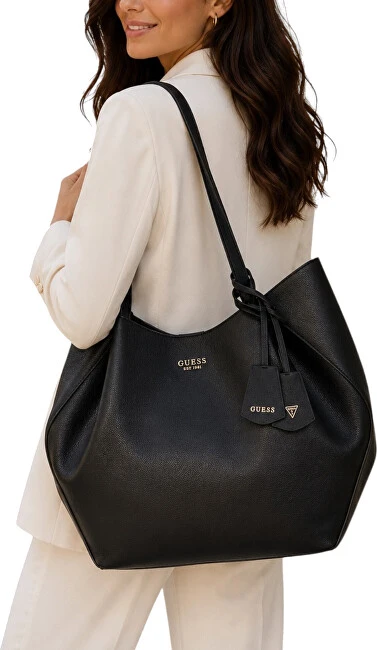 Juoda damska torebka tote Guess HWBG78 98240