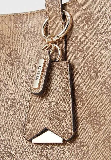 Damska torebka tote Guess HWSG69 74230 – latte su logo