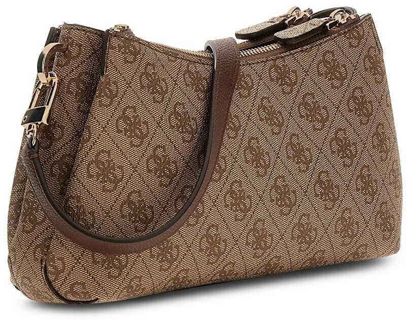 Damska listonoszka Guess HWBG96 72730 latte su logo i brązem