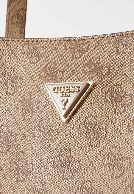 Damska torebka tote Guess HWSG69 74230 – latte su logo