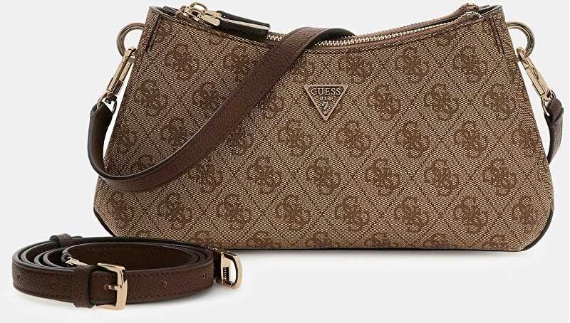 Damska listonoszka Guess HWBG96 72730 latte su logo i brązem