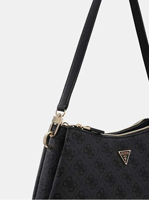 Damska listonoszka Guess HWBG96 72730 grafito su logo