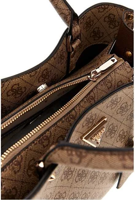 Damska torebka kuferek Guess HWSG69 74060 latte su logo
