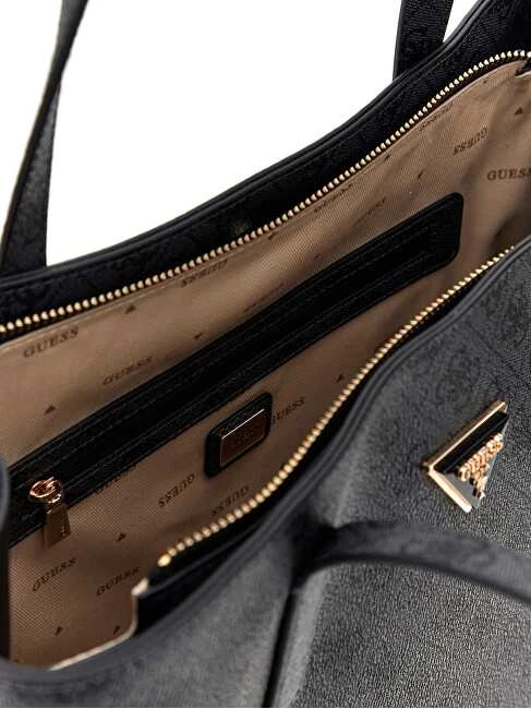 Damska torebka tote Guess HWSG69 74230 grafito su logo