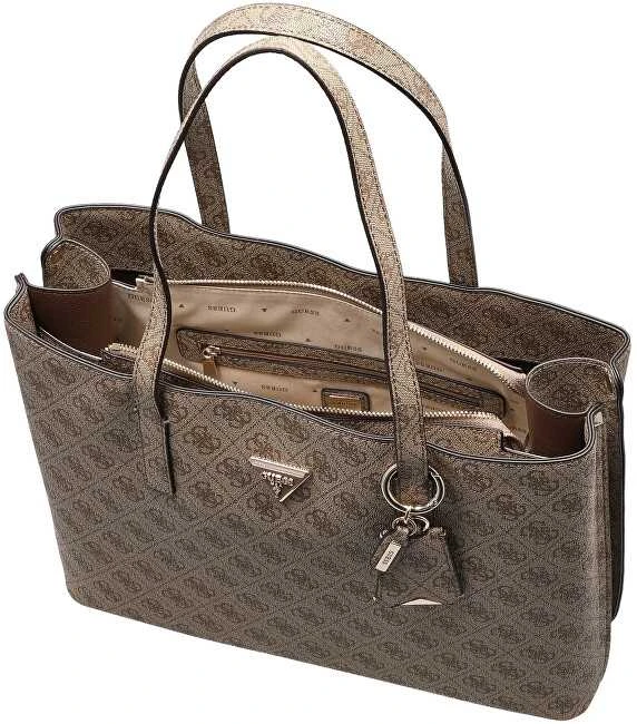Damska torebka tote Guess HWSG69 74230 – latte su logo