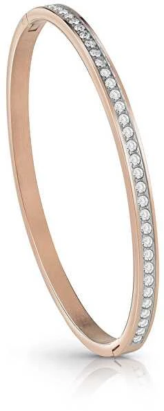 Guess Vientisos bronzos spalvos My Day krištolo apyrankė JUBB02248JWRG