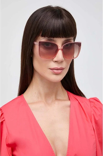 Akiniai GUESS GF0412-72F. Akiniai przeciwsłoneczne, Kolor rožinė. Kobieta.