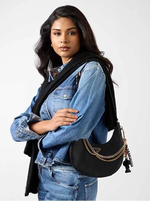 Guess Women's handbag Banana Bag HWBG9899180-BLA
