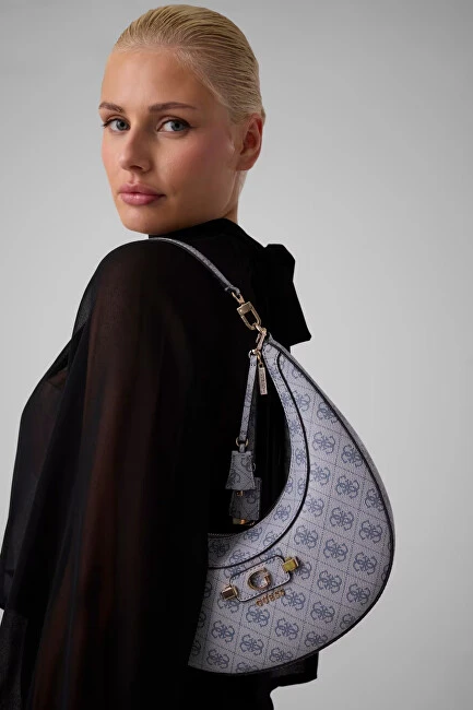 Guess Women's handbag Lindsey Banana Bag HWSG9749010-SLG