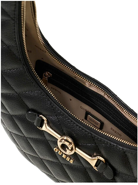 Guess Moterų rankinė Frances Banana Bag HWQG2241010-BLA