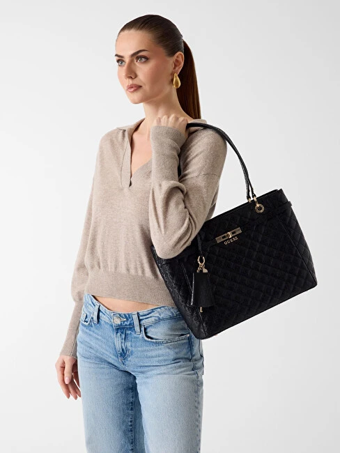 Kelioninis TOREBKA DAMSKA GUESS JEANS Juoda