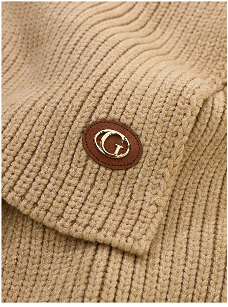 Guess Moterų megztas šalikas AW5639POL03-BEI