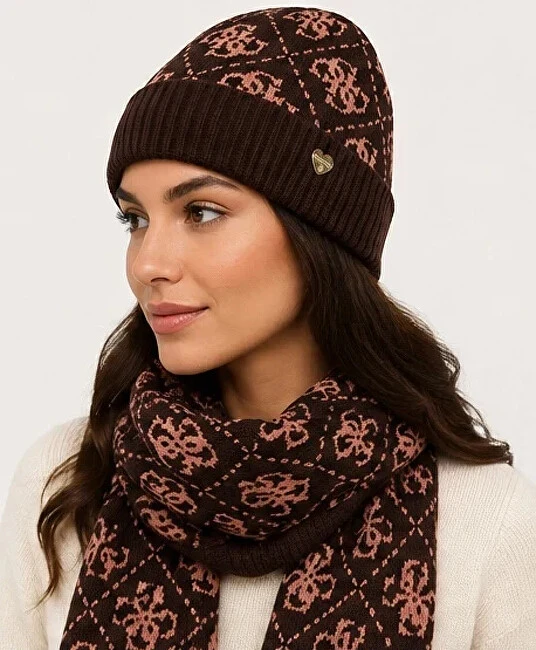 Guess Women's set - hat and scarf Beanie GFBOXWP6401-ONL