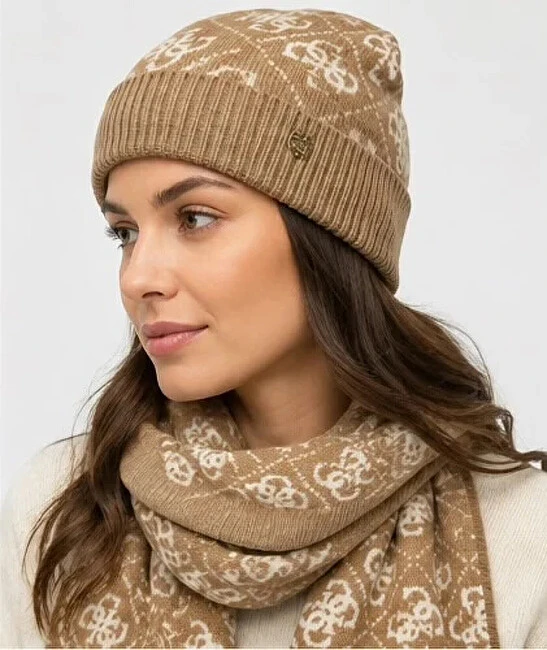 Guess Women's set - hat and scarf Beanie GFBOXWP6401-LOU