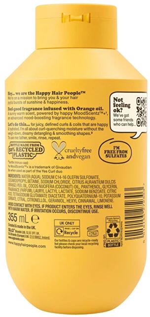 Happy Hair People Šampūnas Skirtas garbanotiems plaukams Yes Curl Šampūnas 355 ml