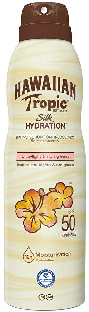 "Hawaiian Tropic" šilko drėkinimas "Air Soft" apsauginė migla nuo saulės Spf50+ 220ml