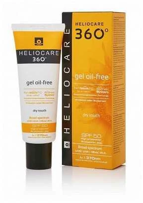 Apsauginis gelis nuo saulės Heliocare 360 Oil SPF 50+, 50 ml