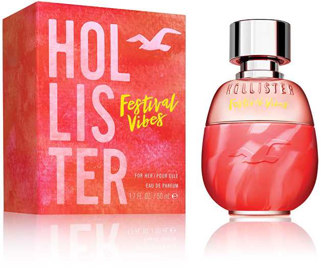 Hollister Festival Vibes EDP parfumuotas vanduo moterims, 50 ml