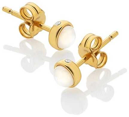 Hot Diamonds Jac Jossa Soul DE755 paauksuoti deimantų ir perlų auskarai