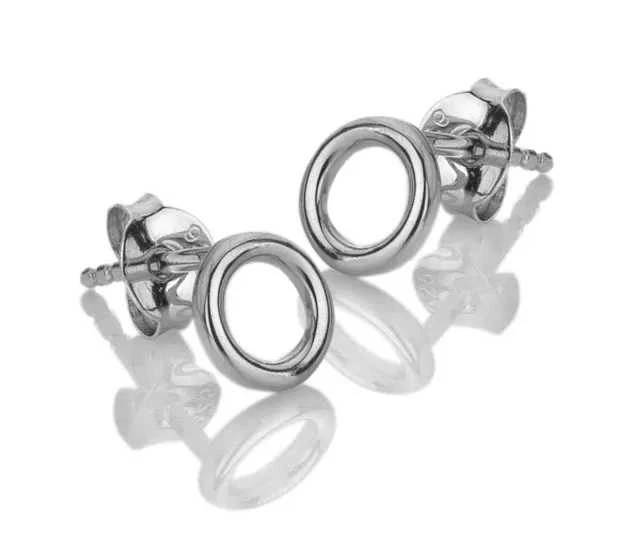 Hot Diamonds Minimalistiniai sidabro grynuoliai „Sidabrinis Whisper SWE011“