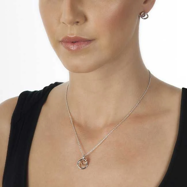 „Hot Diamonds Eternity“ susijungiantys auskarai DE309