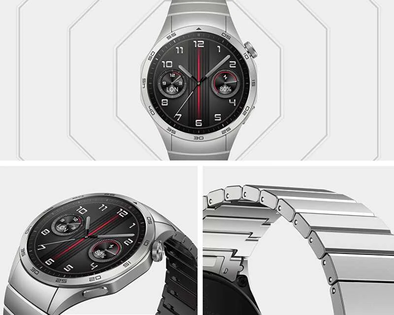 Išmanusis laikrodis Huawei Watch GT4 Elite Edition(46 mm), Nerūdijančio plieno korpusas ir dirželis