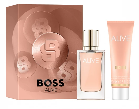 Hugo Boss Alive rinkinys moterims (EDP, 30 ml + kūno losjonas, 50 ml)