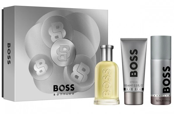 Hugo Boss "Boss No. 6 Bottled" - EDT 100 ml + dušo želė 100 ml + dezodorantas purškiklis 150 ml