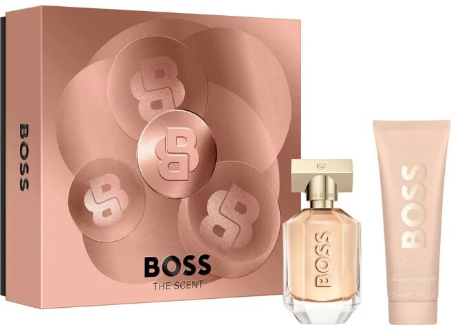 HUGO BOSS Boss The Scent For Her rinkinys moterims (EDP 50 ml + kūno losjonas 75 ml)
