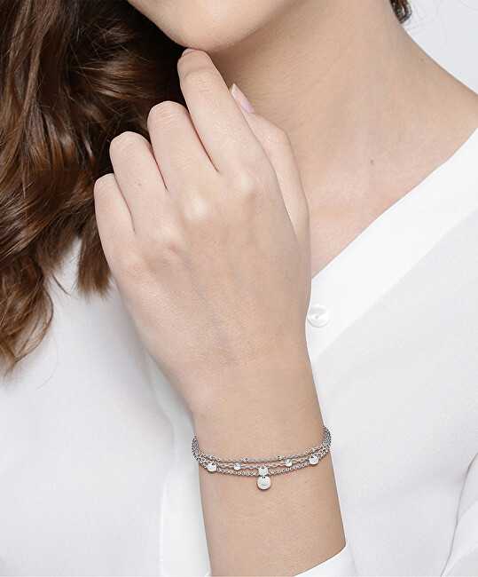 Hugo Boss Madinga plieno apyrankė su Iris kristalais 1580331