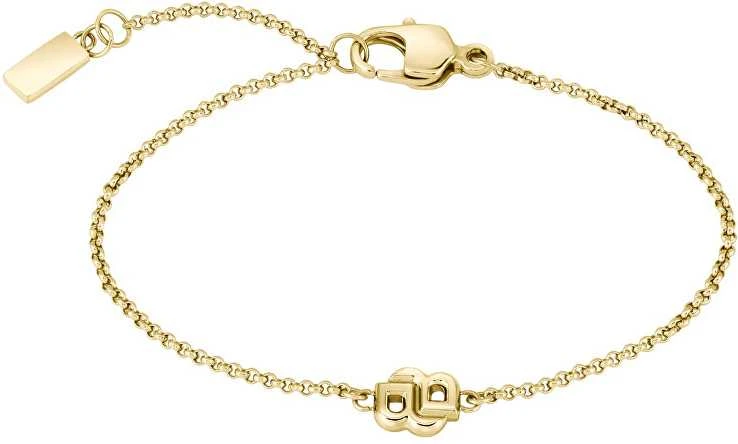 Hugo Boss Madinga paauksuota moteriška apyrankė Double B 1580698