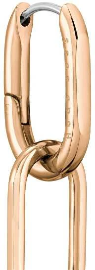 Hugo Boss Auksuoti 2 viename kabantys auskarai Tessa 1580202