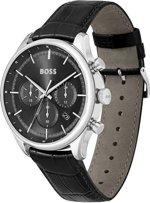 Rankinis laikrodis HUGO BOSS 1514049 (vyrams), pilka, dydis 45 mm