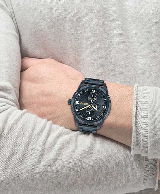 Hugo Boss Laikrodis HUGO 1530278. Kvarcas, Spalva mėlyna. Žmogus.
