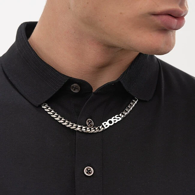 Hugo Boss Išskirtinis vyriškas plieno vėrinys „Kassy 1580769“