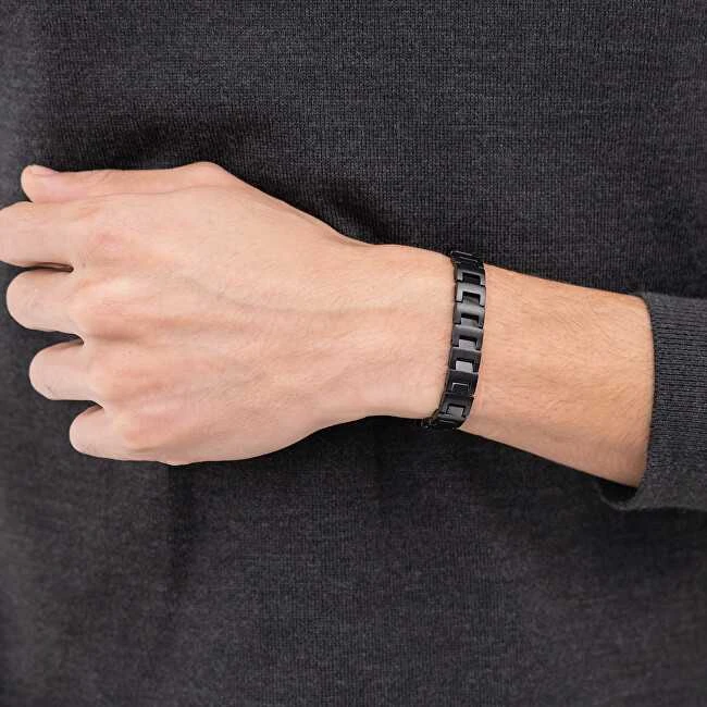 Hugo Boss Juodas men´s steel bracelet Candor 1580752