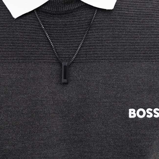 Hugo Boss Juodas men´s steel pakabukas Candor 1580750