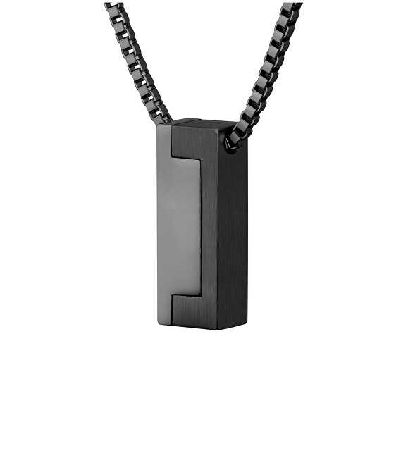 Hugo Boss Juodas men´s steel pakabukas Candor 1580750